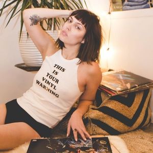 THIS YOUR VINYL WARNING Tank Top